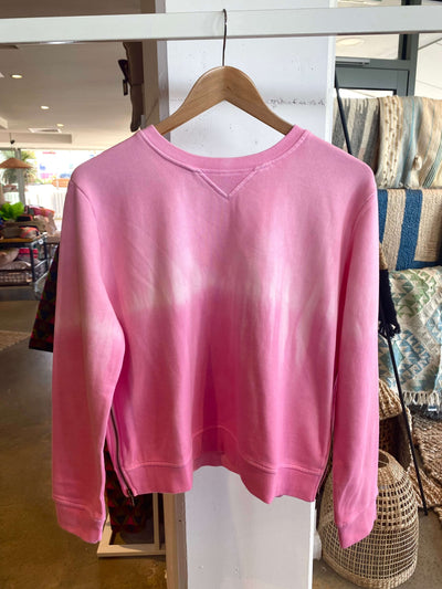 Tye Dye Sweat - Baby Pink/Pink