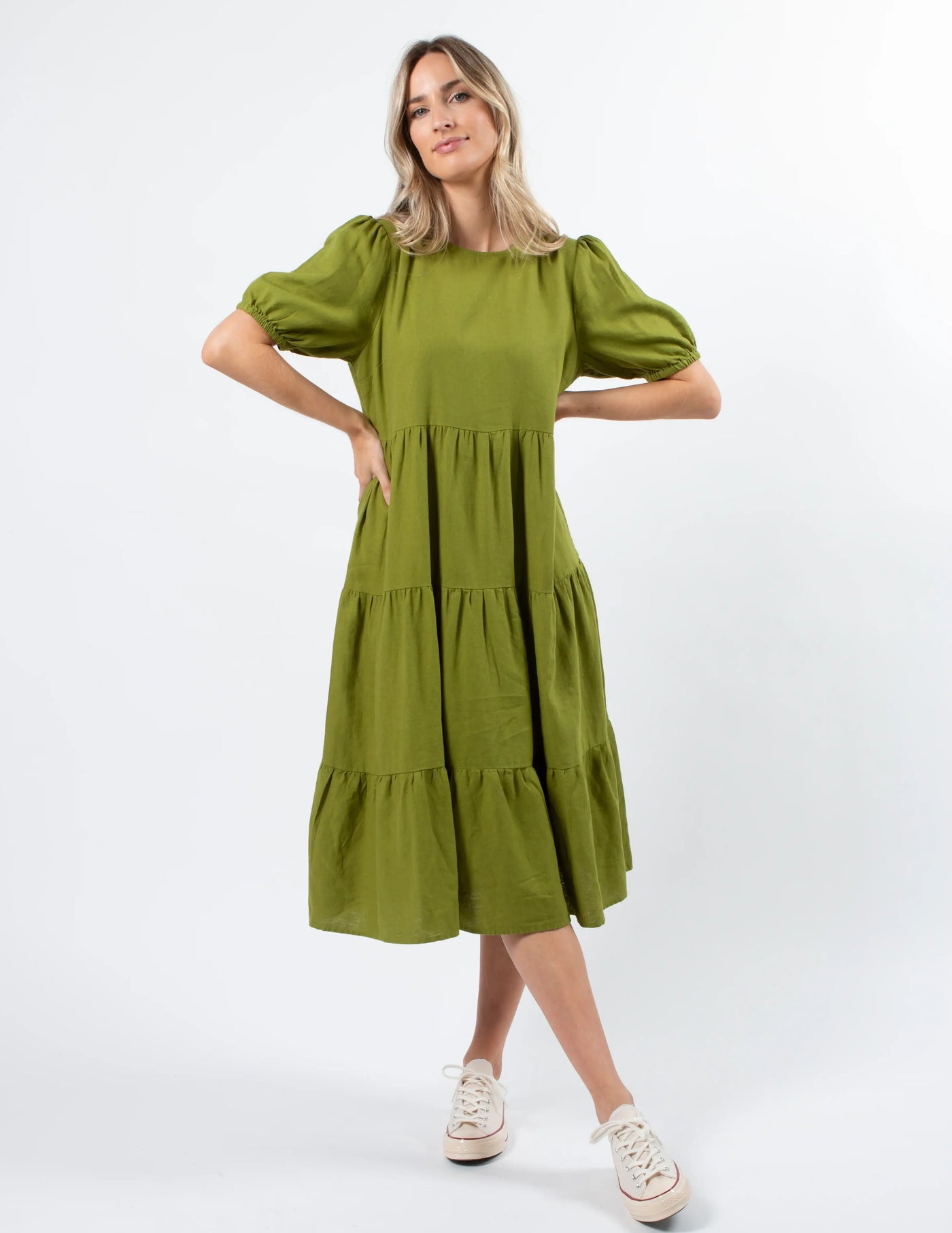 Palma Dress- Guacamole