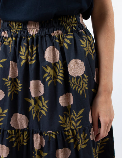 Tori Skirt- Fiore Navy