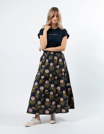 Tori Skirt- Fiore Navy