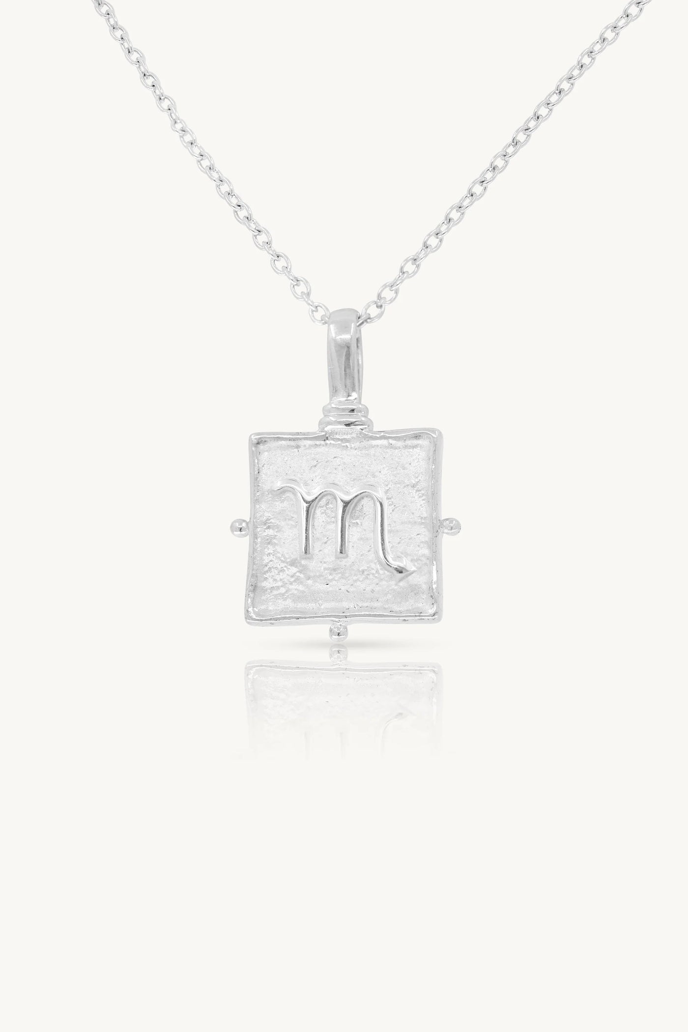 Scorpio Zodiac Necklace - Silver