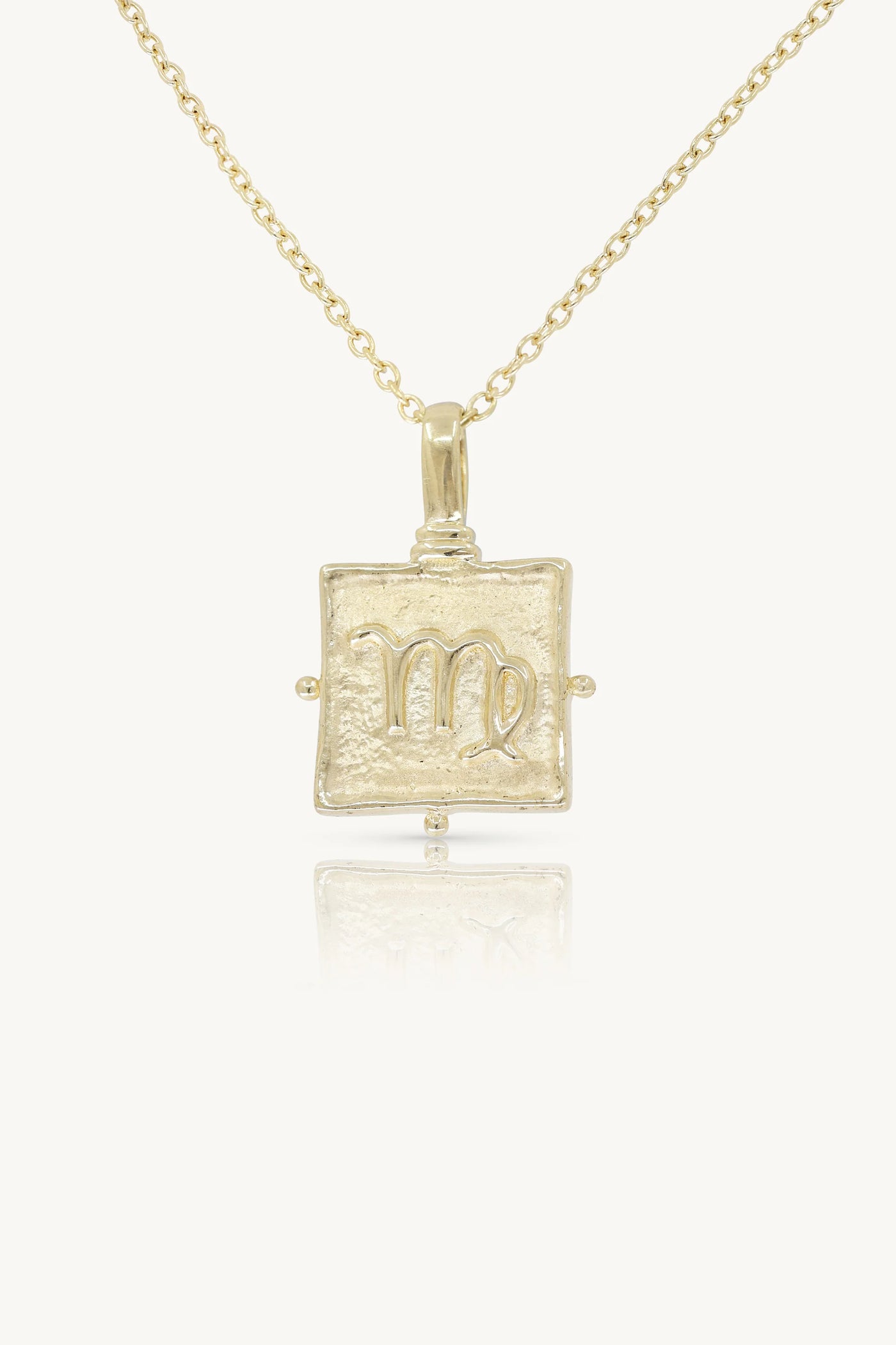 Virgo Zodiac Necklace - Gold