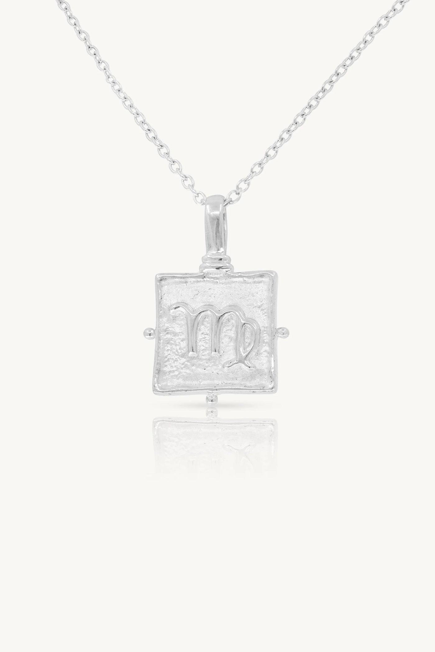 Virgo Zodiac Necklace - Silver