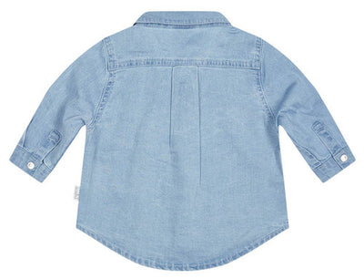 Baby Denim Shirt Long Sleeve - Brumby