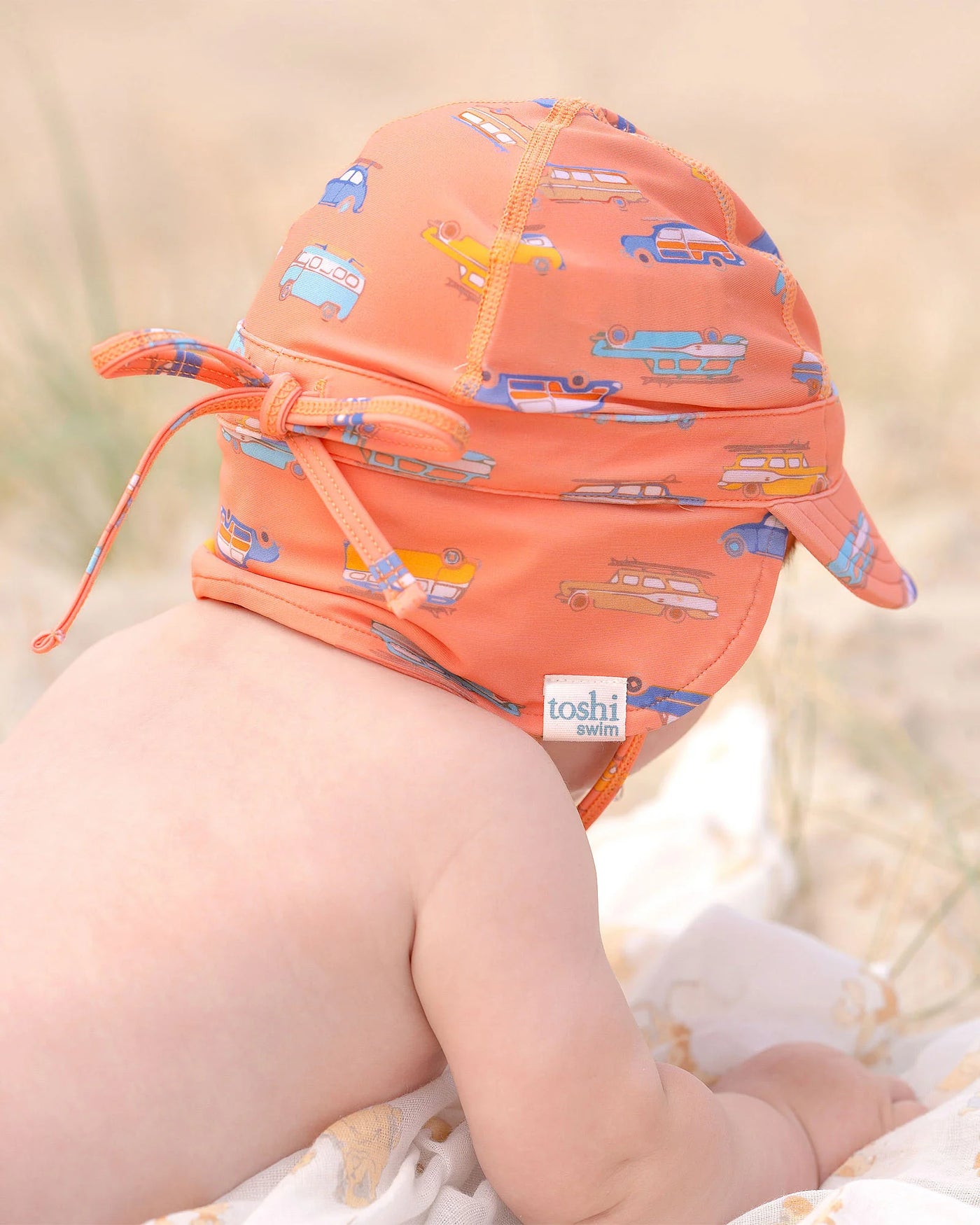 Swim Baby Flap Cap Classic - Surfs Up