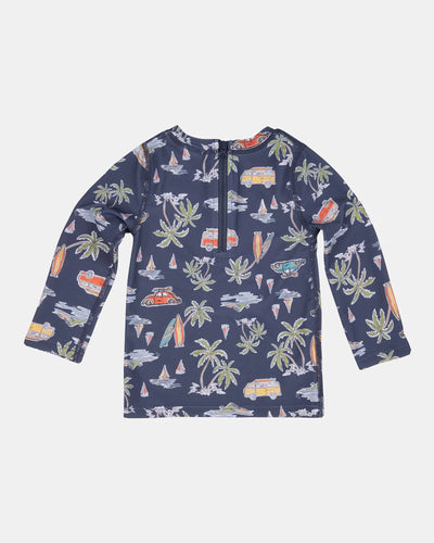 Swim Baby Rashie L/S Classic - Surf Twilight