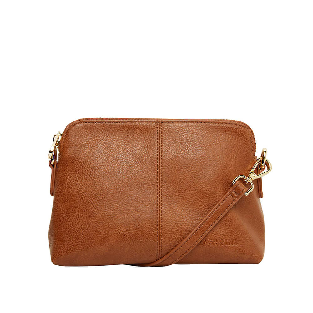 Burbank Crossbody - Tan Pebble