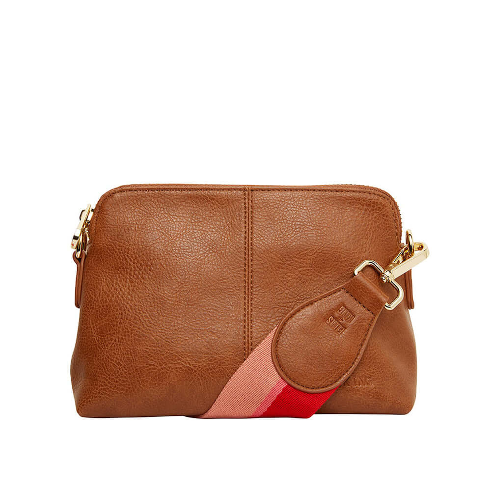 Burbank Crossbody - Tan Pebble